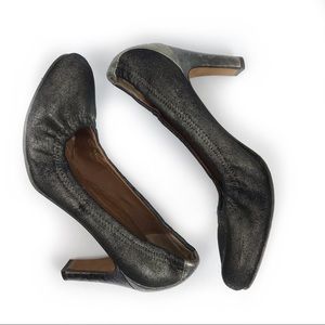 Donald J Pliner pumps Heels  metallic steel  color